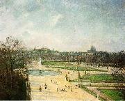 Camille Pissarro Tuileries Gardens, Afternoon, Sun oil painting on canvas